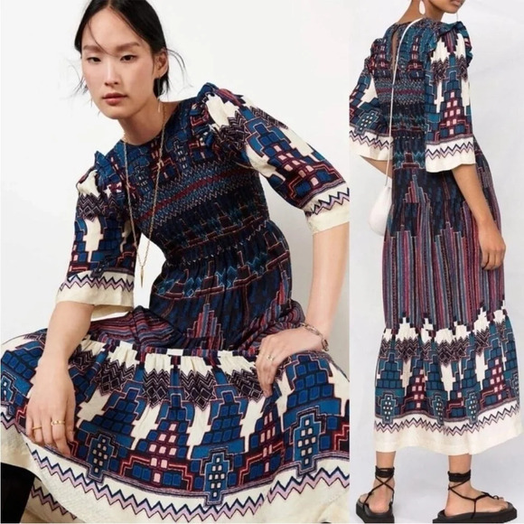 Ba&sh Mandi’s boho printed midi dress - Picture 4 of 16